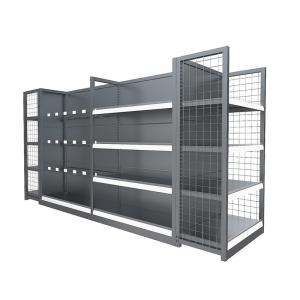 Rustic Timber Display Shelves Dark Wood Display Shelves