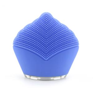 Battery Rechargeable Silicone Electric Facial Cleanser , Sonic Face Massager