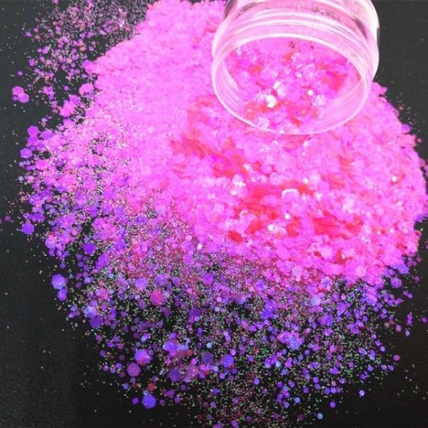 Add a Touch of Sparkle to Your Tumbler Slime with Iridescence Chunky Mixed