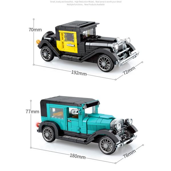 Vintage Car Simulation Model Building Kit for Kids and Girls Other Educational Toys