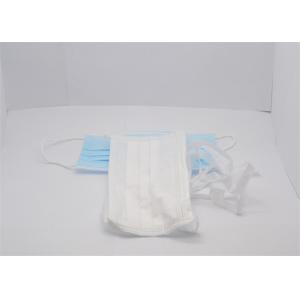 Unisex Disposable Tie On Face Mask , Surgical Disposable Mask Daily Protection