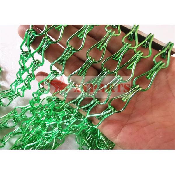 Anodized Lightweight Double Hook Aluminum Door Hanging Chains