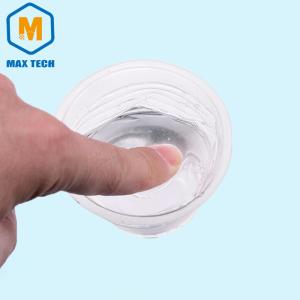 Two-component clear silicone potting compound for electronic component