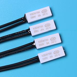 Quality free samples 105C over load motor KLIXON thermal protector thermal cut off 250V/5A 50--180C UL VDE RoHS for sale