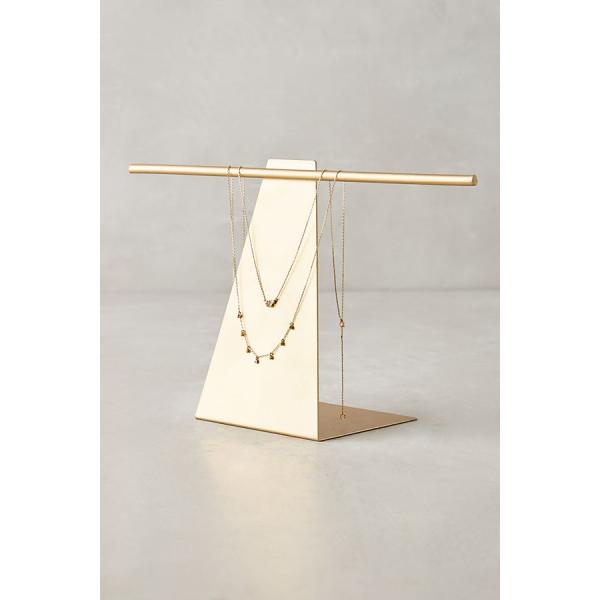 Portable Simple Jewelry Display Stands Fashion Accessories Display Stands Iron Golden