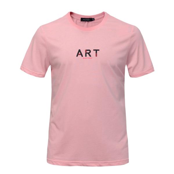 100% Cotton Breathable Stylish Mens T Shirts , Round Neck Cool T Shirts For Men