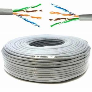 China White Cat6 Ethernet Cable Roll With Shielding Unshielded High Durability on sale China White Cat6 Ethernet Cable Roll With Shielding Unshielded High Durability on sale