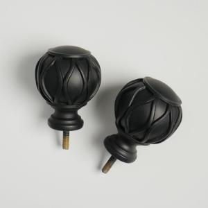 KIEI EP1022 Curtain Finial Hardware Precision Luxury Adjustable Pipe