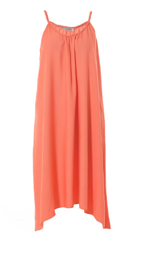 Women's Casual Plus Size Slip Dresses In Black or Green or Orange Color For