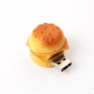 Hamburger Shaped With 512GB Capacity Custom USB Flash Drives With 10 Years Data
