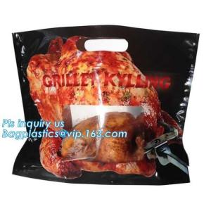 Food Grade Anti Fog Material Resealabele Plastic Hot Chicken Bag, Fresh Chicken