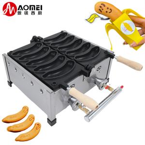 Powerful 1800W Gas Waffle Maker with Custom Mould Shape Design Professional