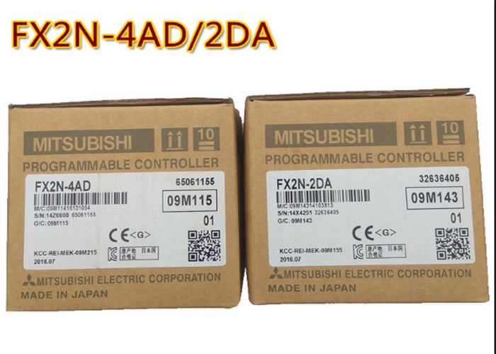 Durable Mitsubishi Melsec Programmable Logical Controller FX2N-4AD FX2N-2DA