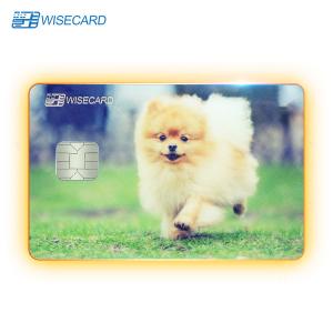 China Custom LED Membership Cards with Edge Glow and NFC on sale