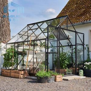Tempered Insulating Glass Flower Greenhouse Horticultural Ventilated
