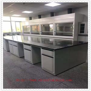 China Fireproof Laboratory Workbench Furniture / Chemical Resistant Lab Tables on sale