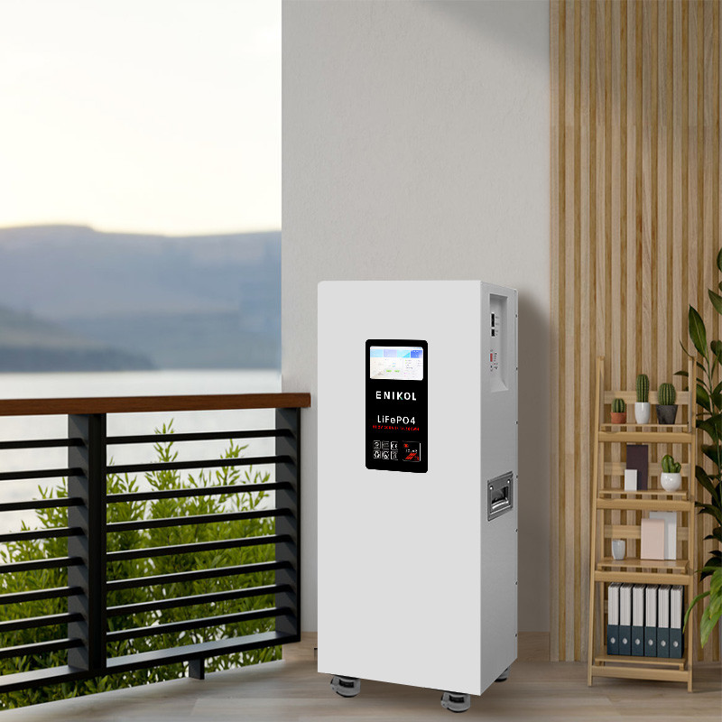 Long Cycle 51.2v 300ah Home Energy Storage Battery 15kwh With Touchscreen And Wheels
