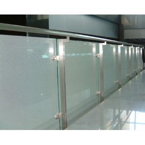 Buy cheap Silkscreen Toughened glass panel railings Laminated CE Standard from wholesalers