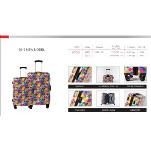 Quality Floral Print TSA Lock Long Distance Travel PC Luggage for sale