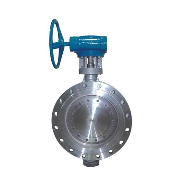 Class 150 Stainless Steel Eccentric Butterfly Valve , Flanged Triple Offset Butterfly Valve