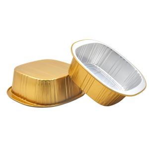 650ml square aluminum foil sealed box