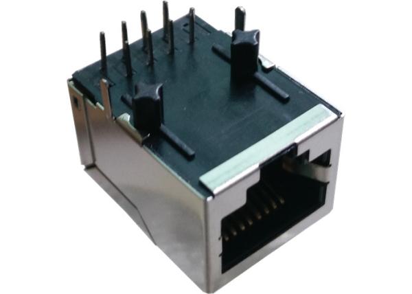 Buy HFJ11-LGHRPERL Gigabit PoE+ / POE RJ45 Connector Tab-Down Common Mode Choke Jack at wholesale prices