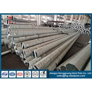 China 40FT Tubular Steel Poles Hot Dip Galvanized With Customized Design PLS on sale