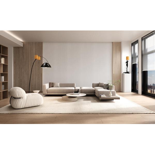 Wood Look Finished Porcelain Slab Sintered Stone 1200*2400 for Floor and Wall Tile