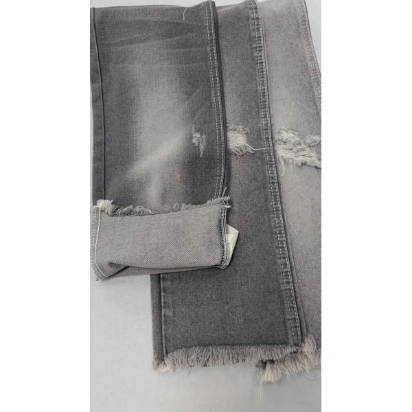 10.6oz DARK GRAY 10x7 with full width 180cm Left twill No Stretch Denim fabric JSD3023DH for jeans