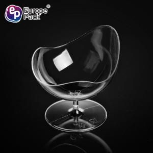 Modern design goblet shape plastic champagne glasses with cheap price