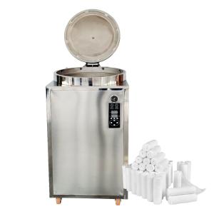 High Pressure Steam Sterilizer Vertical Autoclave Stainless Steel 8KW Automatic