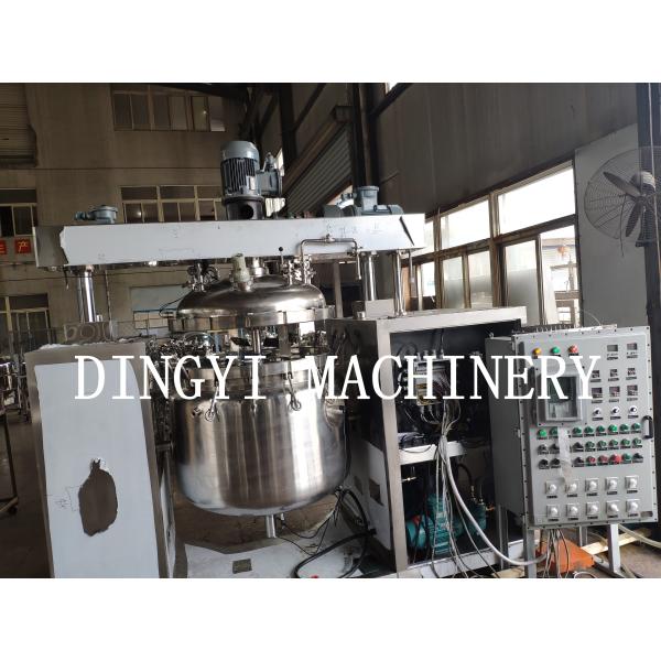 Multi Functional Cosmetic Cream Mixing Machine / Metal Lotion Manufacturing