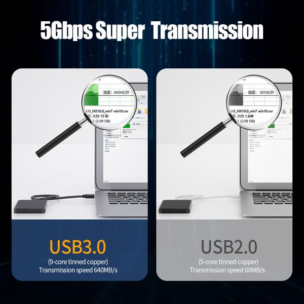Essager 2021 USB Extension New Products Male to Male Data Cable USB3.0 for Data Transmission
