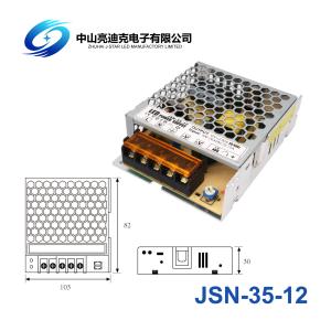 Slim 35W LED Strips Power Supply DC 48V Emergency Application