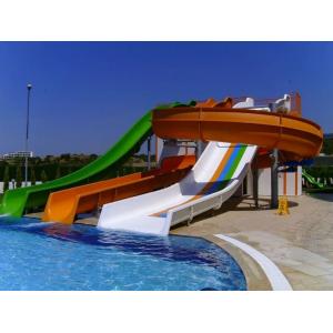 Aqua Park Swimming Pool Design Amusement Water Spiral Fiberglass Slide