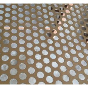 Quality Round Hole 24 Gauge 72&quot; Perforated Mesh Screen for sale