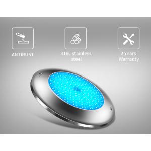 Stainless Steel Underwater Pool Lights , RGB Inground Swimming Pool Light