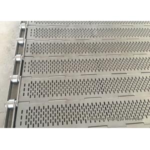 Stainless Steel Plate Conveyor Belt Tunnel Oven Use With Roller Chain