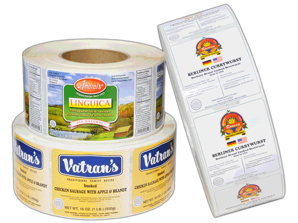 Premium Waterproof Adhesive Labels High Definition Printing Custom Shapes &