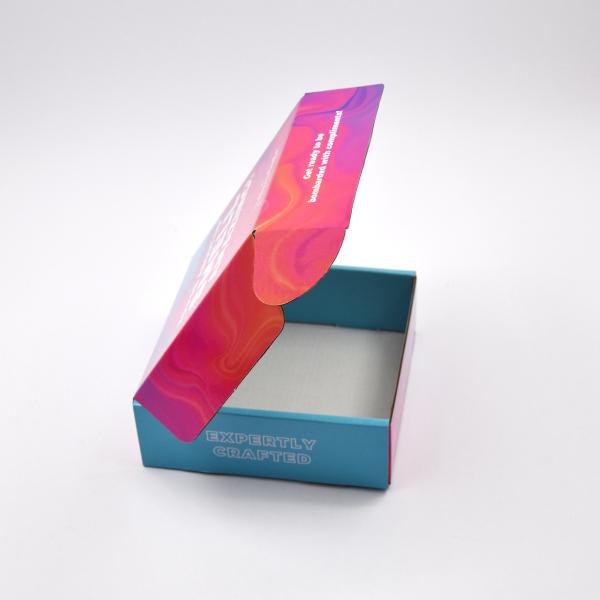 Custom Logo Color Shipping Corrugated Mailer Gift Packing Boxes Foldable Cardboard