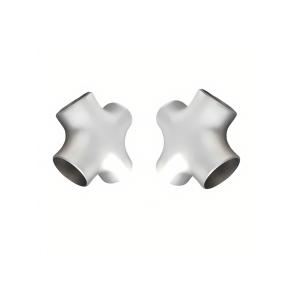 ASTM B16.9 GR2 Buttweld Titanium Pipe Cross Straight Cross