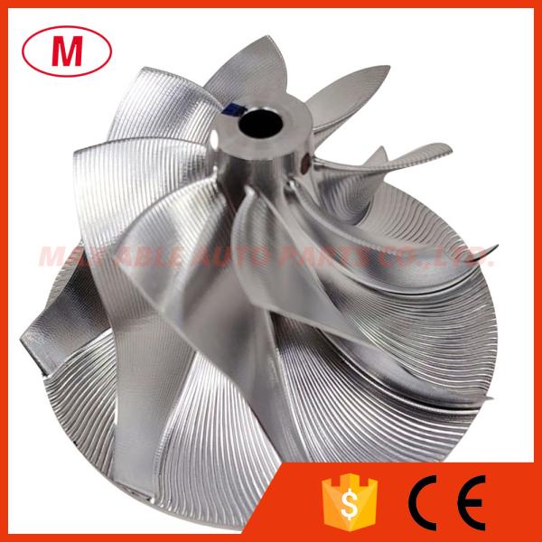 GT15-25 44.50/60.00mm 8+0 Blades Point Milling Inverse Curve turbo milling/aluminum 2618/billet compressor wheel