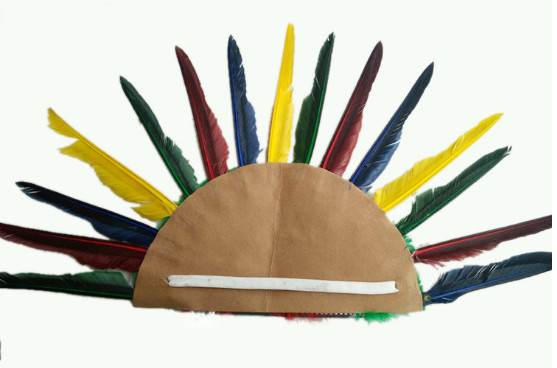 Indian headdress, ground anfield dress party outfit, feather headdress, chief hat.