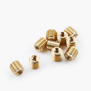 Threaded Brass Wood Insert Nut Customized High Precision M6 Thread Insert