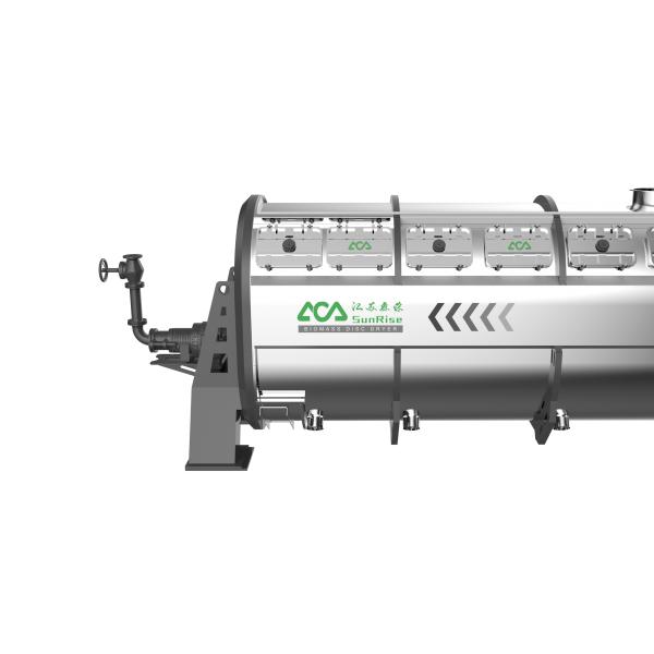 1800mm Diameter 90kw Disc Dryer For Dyring Material