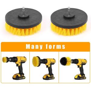 Polypropylene Scrub Medium Stiff Drill Brush Attachment 5pcs Per Set