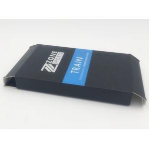 Custom Silver Foil Stamping Underwear Paper Packaging Box With Hanger