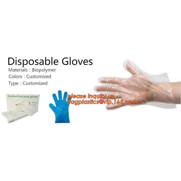 Buy Disposable Clear Poly Hybrid Stretch Gloves, Copolymer Polyethylene PE gloves,household kitchen dining cook transparent at wholesale prices