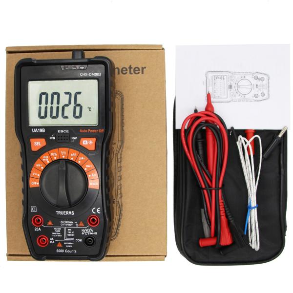 Buy 100mF 10MHz LCD Digital Multimeter Backlight function 190×90×50mm at wholesale prices