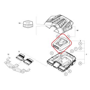 For Lamborghini URUS Air Filter Element OEM 4M0133843E